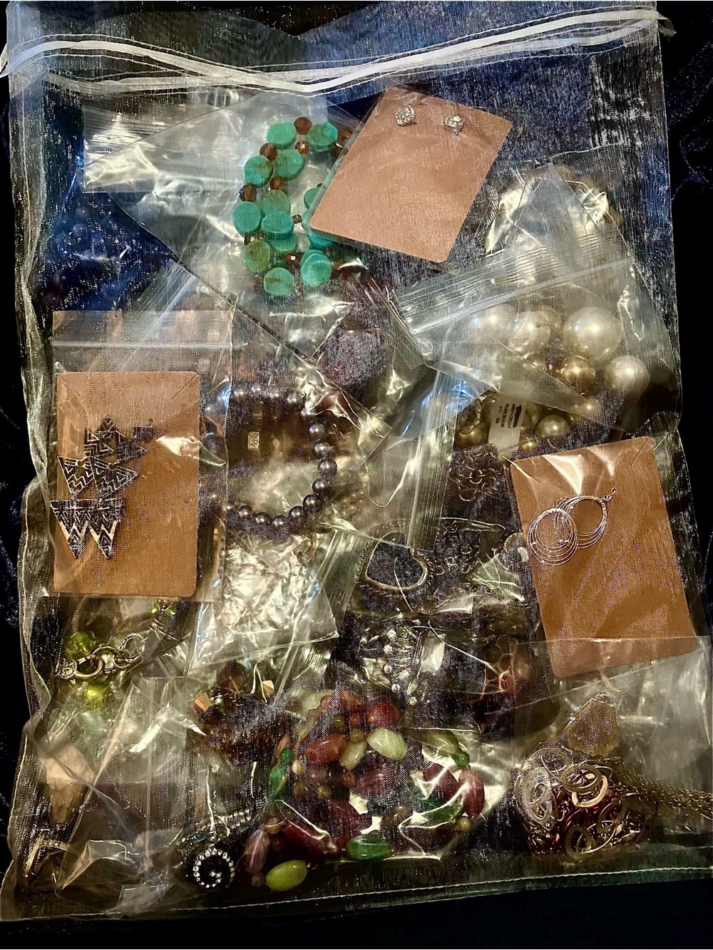 Amazing 30 Plus Unbranded Costume Jewelry Lot - Plus gift with purchase